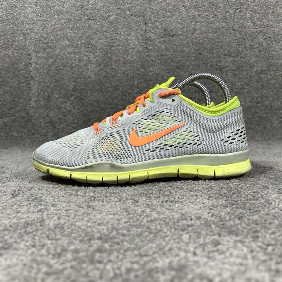 Nike Free 5.0 TR Fit 4 629496-003 Women’s Sz 7.5 Gray Neon Yellow Running Shoes - Picture 6 of 12